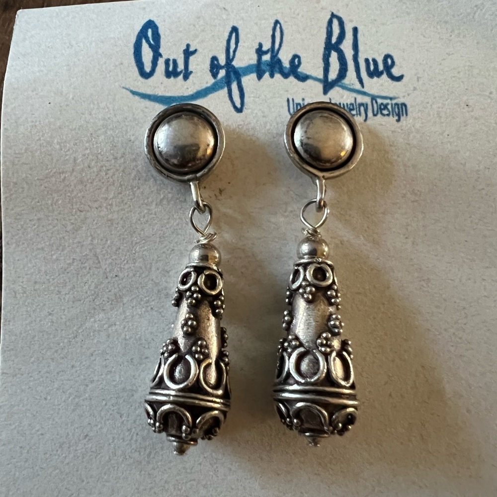 Sterling Silver Handcrafted Designed Earrings